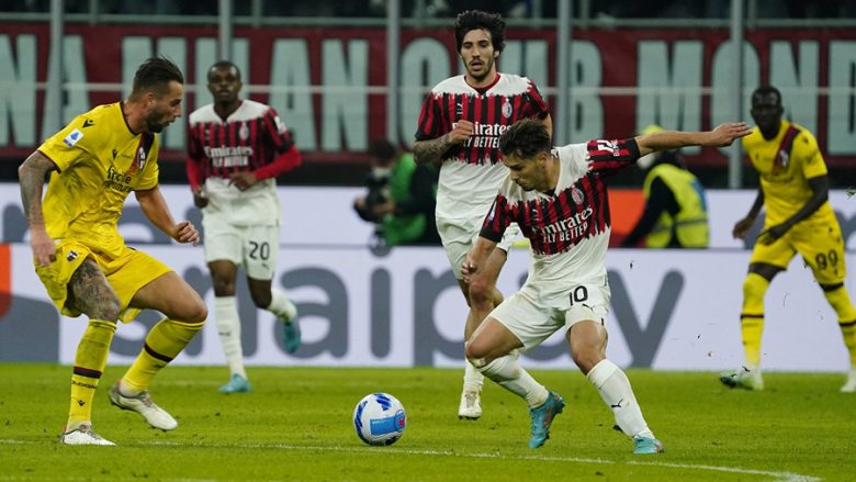 Milani bën hap të gabuar ndaj Bolognas, gara për titull shumë e hapur