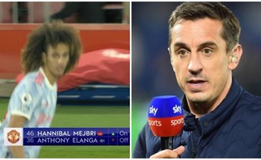 Neville poshtëron lojtarët e Unitedit në krahasimin që bënë me lojën e Mejbri – talenti luajti pak minuta