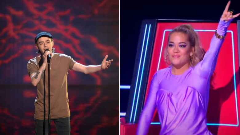 Rita Ora mahnitet nga zëri fantastik i kalorësit irlandez Robbie Dolan në “The Voice Australia”