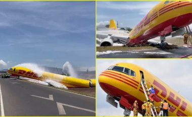 Aeroplani “këputet në gjysmë” pasi rrëshqiti nga pista gjatë uljes – pamje të incidentit në aeroportin ndërkombëtar të San Jose në Kosta Rika