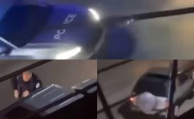 Policia i drejton armën një qytetari, i njëjti arrin të ikën me veturën e tij