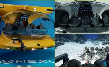 Nëndetësja luksoze që mund të transportojë nëntë pasagjerë deri në 200 metra nën ujë – me pamje të jashtëzakonshme për të gjithë