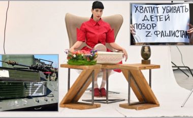 Përfaqësuesja e Serbisë në Eurovision në shënjestër të kritikave pasi pozoi me tavolina në formë të shkronjës ‘Z’ – simbol i ushtrisë ruse
