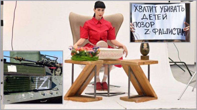 Përfaqësuesja e Serbisë në Eurovision në shënjestër të kritikave pasi pozoi me tavolina në formë të shkronjës ‘Z’ – simbol i ushtrisë ruse