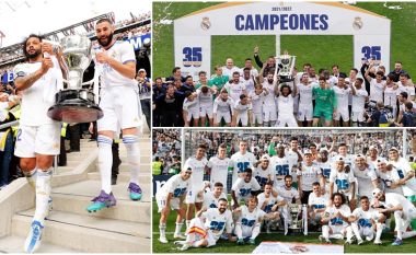 Festa e kampionit, Benzema dhe Marcelo ngritin lartë trofeun – pastaj spektakli vazhdon në fushë