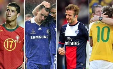 Nga Neymar te Ronaldo dhe Beckham – zbulohen 10 lojtarët më emocionalë në botën e futbollit