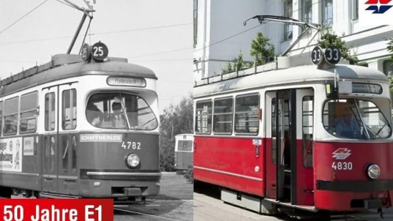 Tramvaji i Vjenës i vjetër 50 vite, ka përshkuar shtatë herë më shumë kilometra sesa një veturë