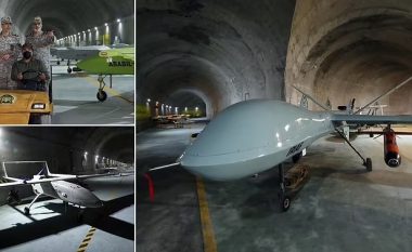 Për herë të parë Irani publikon pamjet e bazës ushtarake nëntokësore – ku i ka të “parkuar” 100 dronë