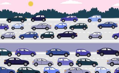 A mund ta gjeni se cila veturë nuk i ka ndezur dritat dhe po bën vozitje të rrezikshme?