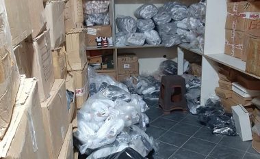 Policia gjen mallra të kontrabanduara të markave të njohura në Ferizaj