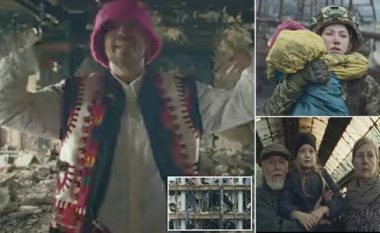 Grupi fitues ukrainas i Eurovision publikojnë një video të re të këngës me pamje nga qytetet e shkatërruara nga lufta dhe fëmijë që mbajnë kokteje molotovi