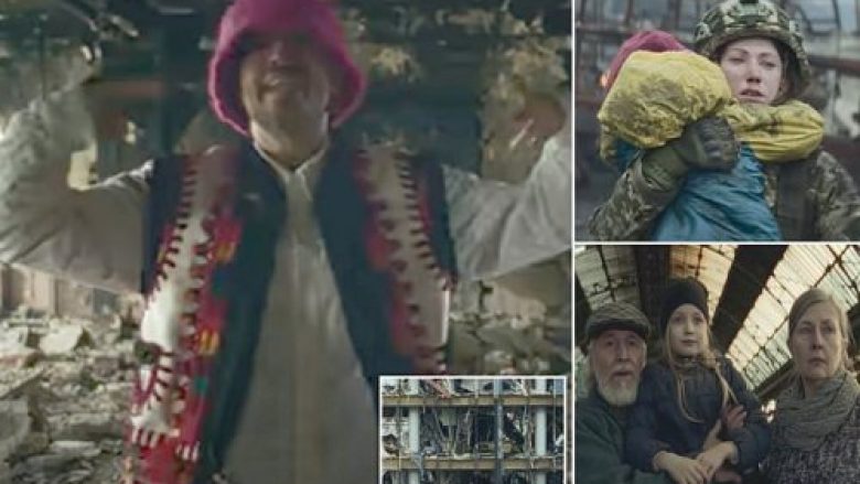 Grupi fitues ukrainas i Eurovision publikojnë një video të re të këngës me pamje nga qytetet e shkatërruara nga lufta dhe fëmijë që mbajnë kokteje molotovi
