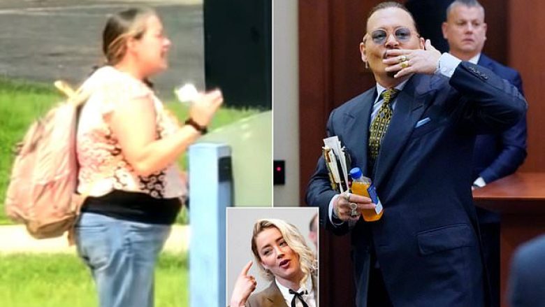 Një grua shfaqet në gjyqin e Johnny Depp kundër Amber Heard me një fëmijë, pretendon se është i aktorit