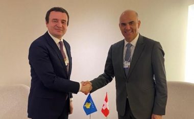 Takimi i kryeministrit Kurti me zëvendëspresidentin Berset: Zvicra mbështet fuqishëm anëtarësimin e Kosovës në KiE