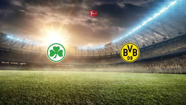 Formacionet zyrtare: Greuther Furth – Dortmund