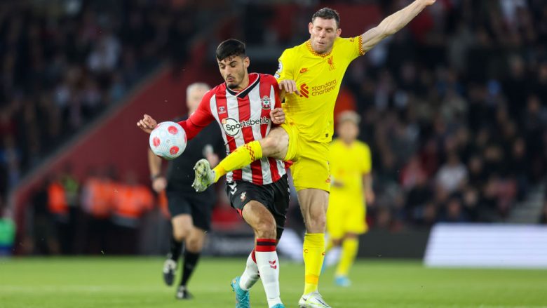 Notat e lojtarëve, Southampton 1-2 Liverpool: James Milner lojtar i ndeshjes, Armando Broja me vlerësim mesatar