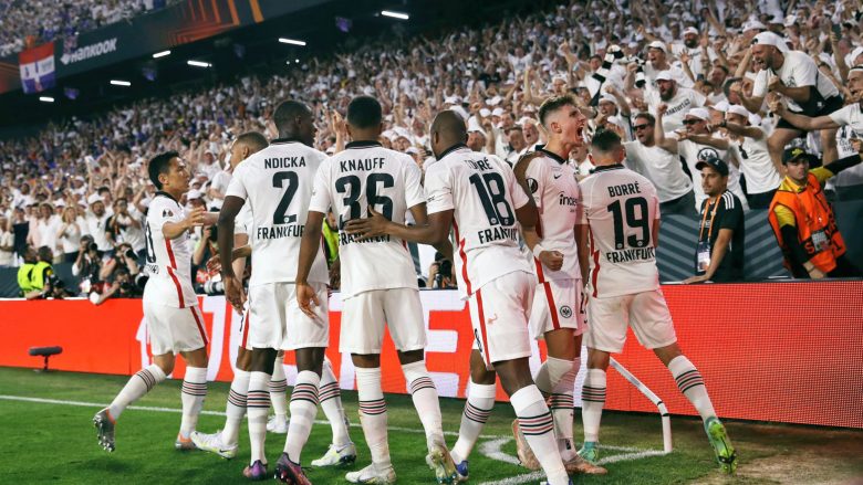 Eintracht Frankfurt me penallti shpallen kampion të Ligës së Evropës, Ramsey dështoi te Rangers