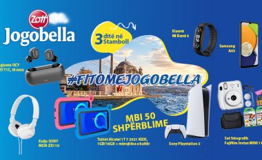 #FitoMeJogobella – 3 ditë në Stamboll, Sony PS5 dhe smartphone Samsung në mesin e 50 shpërblimeve