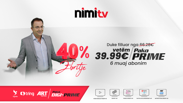 Një dekadë me NimiTV – zbritje deri në 40%