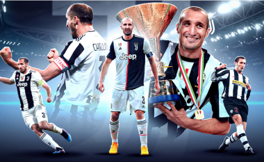 Juventusit i largohet kapiteni Giorgio Chiellini, 560 ndeshje në 17 vite si bardhezi dhe 20 trofe të fituar