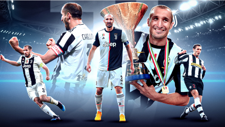 Juventusit i largohet kapiteni Giorgio Chiellini, 560 ndeshje në 17 vite si bardhezi dhe 20 trofe të fituar