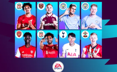 Tetë futbollistë në garë për më të mirin e sezonit 2021/22 në Ligën Premier