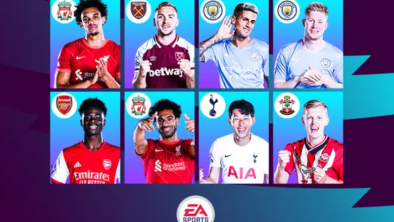 Tetë futbollistë në garë për më të mirin e sezonit 2021/22 në Ligën Premier
