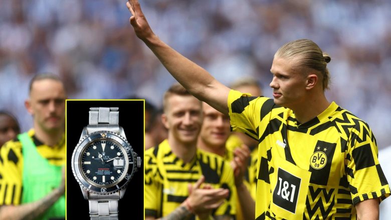 Nga një orë dore për të gjithë – Haaland shpenzon mbi 600 mijë euro për bashkëlojtarët dhe stafin e Borussia Dortmund duke bërë mbi 50 dhurata