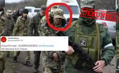 Zbulohet e vërteta: Edhe pse ishte shpërndarë gjithandej, kjo foto nuk tregon një admiral amerikan të kapur nga rusët në Mariupol