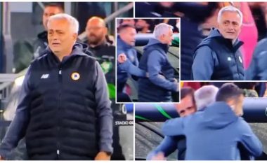 Jose Mourinho shpërthen në lot pasi e dërgoi Romën në finalen e Ligës së Konferencës - ai mund të futet në histori