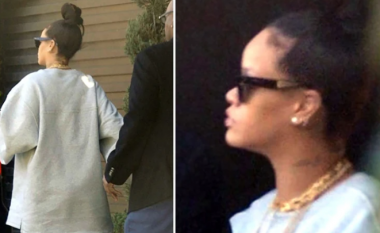 Rihanna fotografohet për herë të parë në West Hollywood që pas lindjes së djalit
