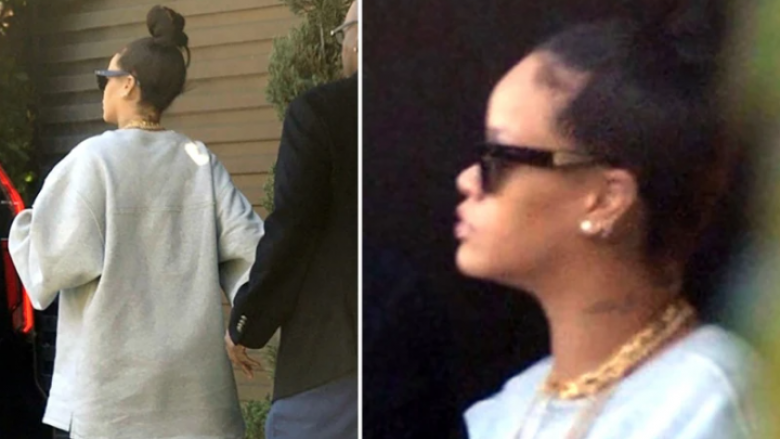 Rihanna fotografohet për herë të parë në West Hollywood që pas lindjes së djalit