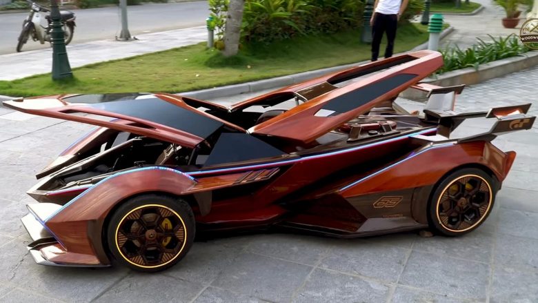 Lamborghini Vision GT e bërë nga druri – një nga më mbresëlënësit që kemi parë