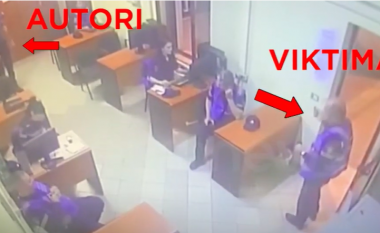 Momenti kur polici qëllon për vdekje kolegun brenda stacionit policor në Tiranë