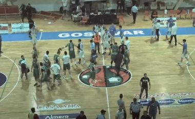 Përleshje fizike në ndeshjen e basketbollit në Gostivar, arrestohen disa persona