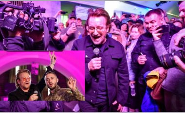 Bono në stacionin e metrosë në Kiev: Ukraina po lufton për të gjithë ne