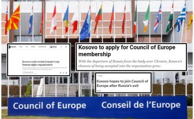 Mediat ndërkombëtare i bëjnë jehonë aplikimit të Kosovës në Këshillin e Evropës