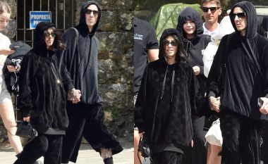 Kourtney Kardashian dhe Travis Barker kombinohen me tuta pas dasmës