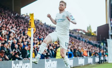 Notat e lojtarëve: Wolves 1-5 Man City, De Bruyne me notë maksimale