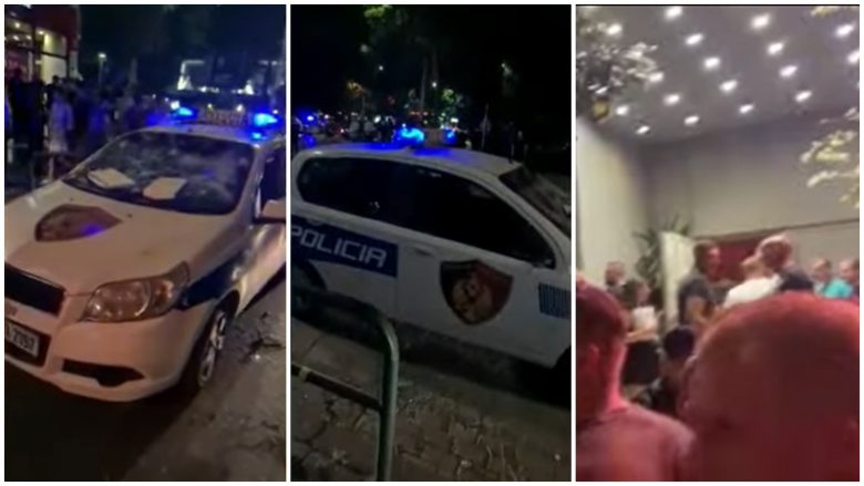 Pasi shkatërrojnë makinën e policisë, tifozët holandezë përfundojnë në festë
