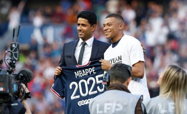 Al-Khelaifi i emocionuar për rinovimin e Mbappe: Zgjatja e kontratës shënon një moment të jashtëzakonshëm në historinë e klubit tonë