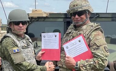 Komandanti i FSK-së nënshkroi marrëveshje bashkëpunimi me Komandantin e Gardës Kombëtare të Iowas-s