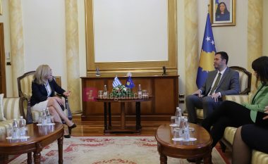 Konjufca takon ambasadoren greke, Heleni Vakali – shprehet gatishmëri për forcimin e marrëdhënieve ndërmjet dy shteteve