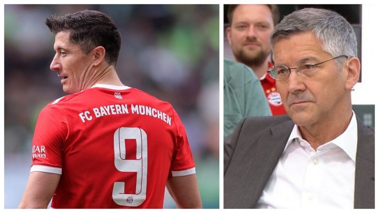 Presidenti i Bayern Munichut këmbëngul se Lewandowski do të luajë për ta edhe në sezonin e ardhshëm