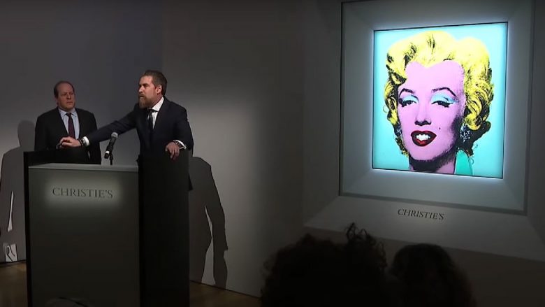 Piktura e famshme e Marilyn Monroe thyen rekord shitjeje prej 195 milionë dollarësh