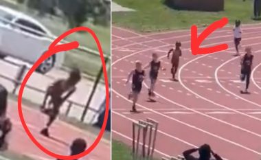 Nxënësja “humbet” atleten e saj derisa po fillonte gara, ndalon e merr atë dhe fiton garën