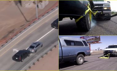 Policia e Arizonës përdori pajisjen që futet me forcë nën rrotën e pasme të një automjeti që po ikën – e kap dhe e ndalon atë