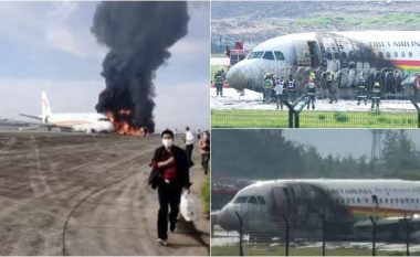 “Pati një anomali”, aeroplani me 113 pasagjerë përfshihet nga flakët gjatë ngritjes në një aeroport të Kinës