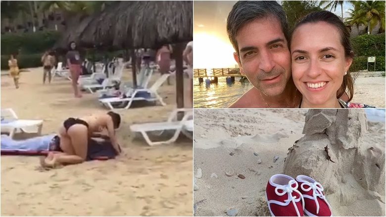 Gazetarja qanë mbi trupin e burrit të saj prokuror, i cili u vra derisa çifti ishte në muajin e mjaltit në një plazh në Kolumbi