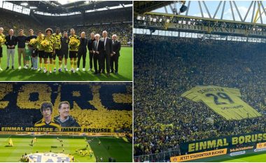 Ndeshja e fundit e sezonit në Bundesliga, atmosferë fantastike në Signal Iduna Park – Dortmundi përshëndetet me gjashtë futbollistë dhe drejtorin që do të largohen nga klubi